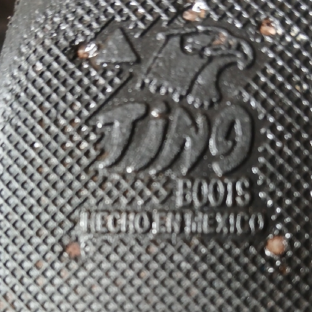 Kids Black and Gold Western Boots - Picture 6 of 6